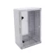 PLASTIC BOARD ABS 400x300x196 TRANSPARENT DOOR TRANSPARENT DOOR