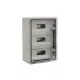 PP3116 BOARD ABS TRANSPARENT DOOR - 45 MODULES IP65