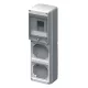 INDUSTRIAL DISTRIBUTOR VERTICAL 2 PLUGS