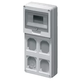 INDUSTRIAL DISTRIBUTOR VERTICAL 4 PLUGS