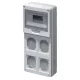 INDUSTRIAL DISTRIBUTOR VERTICAL 4 PLUGS