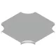 CT1 CROSS ELEMENT COVER H:10 W:300 mm