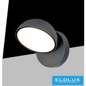   UNIVERSO Outdoor wall lamp 12w 720lm CCT with switch 110x135x135mm IP54 gray 5 years