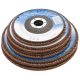 150X22.2 G120 FLAP DISC WITH GLASS FIBRE BACKING