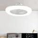 UNIVERSO fan light 65w, LED 48w 3600lm CCT, DC:17W 1050RPM ∅580 x 200mm white