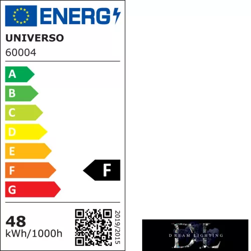 UNIVERSO fan light 65w, LED 48w 3600lm CCT, DC:17W 1050RPM ∅580 x 200mm white