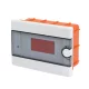 PLASTIC DISTRIBUTION BOX 9 MODULES - WALL-MOUNTABLE