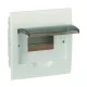 PLASTIC DISTRIBUTION BOX, 12 MODULES - WALL-MOUNTABLE