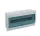 PLASTIC OUTDOOR DISTRIBUTION BOX 12 MODULES - BLUE DOOR