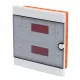 PLASTIC DISTRIBUTION BOX 16 (2X8) MODULES - WALL-MOUNTABLE