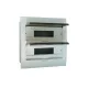 PLASTIC DISTRIBUTION BOX, 24 MODULES - WALL-MOUNTABLE