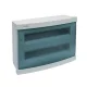 PLASTIC OUTDOOR DISTRIBUTION BOX 24 MODULES - BLUE DOOR