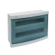 PLASTIC DISTRIBUTION BOX 24 MODULES - RECESSED, WITH BLUE COVER