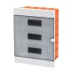 PLASTIC DISTRIBUTION BOX 36 (3X12) MODULAR - WALL-MOUNTABLE