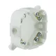 VP074-51 INSTALLATION BOX + CONNECTORS 88X88MM IP 44 WHITE