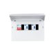 METAL DISTRIBUTION CABINET 22-POLE + ISS + 2XRCCB