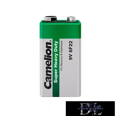 CAMELION SUPER HEAVY DUTY zinc chloride battery 6F22/9V-Block-BP1