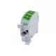 CONNECTOR BLOCK FOR DIN RAIL 2X16MM2/2X25MM2, GREEN
