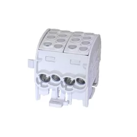 4X25MM2/4X35MM2, GREY, DIN RAIL MOUNTABLE CONNECTOR BLOCK
