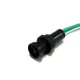INDICATOR LIGHT D5MM 230V AC, WHITE