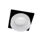 SA-045/1 SPOT LIGHT 1XGU5.3 SQUARE BLACK/WHITE