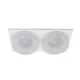 SA-045/2 SPOT LIGHT 2XGU5.3 SQUARE WHITE/WHITE