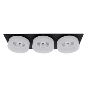 SA-045/3 SPOT LIGHT 3XGU5.3 SQUARE BLACK/WHITE