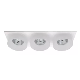 SA-045/3 SPOT LIGHT 3XGU5.3 SQUARE WHITE/WHITE
