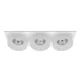 SA-045/3 SPOT LIGHT 3XGU5.3 SQUARE WHITE/WHITE