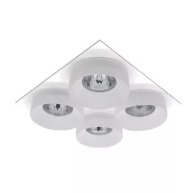 SA-045/4 SPOT LIGHT 4XGU5.3 SQUARE WHITE/WHITE