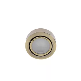   SIM-55 CABIN SPOTLIGHTING 5 ANTIQUE BRASS 12V JC HALOGEN LAMP