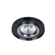BLACK GLASS CIRCULAR SPOTLIGHT MR16