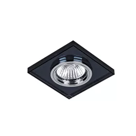 BLACK GLASS ANGULAR SPOTLIGHT MR16