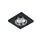 BLACK GLASS ANGULAR SPOTLIGHT MR16