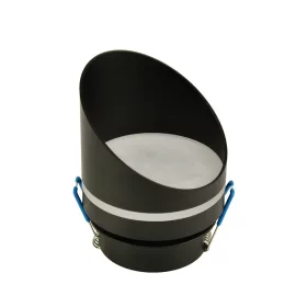 EL-5879 GU10-ES ALUMINIUM, BLACK DOWNLIGHT