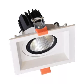 SQUARE LED MOVABLE SPOTLIGHT 15W 230V 4000K WHITE