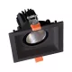 SQUARE LED MOVABLE SPOTLIGHT 30W 230V 4000K BLACK