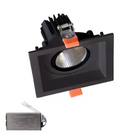 ANGULAR LED SPOTLIGHT 30W 230V 4000K BL+EMERGENCY KIT