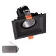ANGULAR LED SPOTLIGHT 30W 230V 4000K BL+EMERGENCY KIT