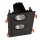 DOUBLE LED MOVABLE SPOTLIGHT 2X30W 230V 3000K BLACK