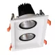 DOUBLE LED MOVABLE SPOTLIGHT 2X30W 230V 3000K WHITE