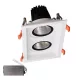 DOUBLE LED SPOTLIGHT 2X30W 230V 4000K WH+EMERGENCY KIT