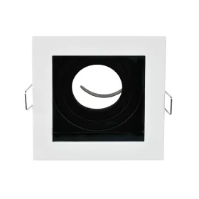 EL-110SQ1 SQ. RECESSED LEDs GU10 WHITE AND BLACK