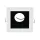 EL-110SQ1 SQ. RECESSED LEDs GU10 WHITE AND BLACK