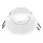RECEASED ROUND DOWN LIGHT EL-259RD GU10 WHITE