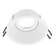 RECEASED ROUND DOWN LIGHT EL-259RD GU10 WHITE