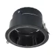 EL-305 RECESSED LED LIGHT GU10 BLACK-BLACK