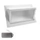 RECESSED DOWN LIGHT EL-6705 40W 4000K, WHITE+EMERGENCY KIT