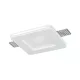 GYPSUM SPOTLIGHT SQUARE GU10 120