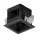 MODENA 1 MODULE RECESSED BOX WITH BLACK FRAME